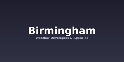 Birmingham skyline — Webflow Developers