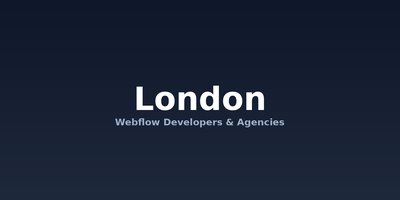 London skyline — Webflow Developers