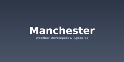Manchester skyline — Webflow Developers